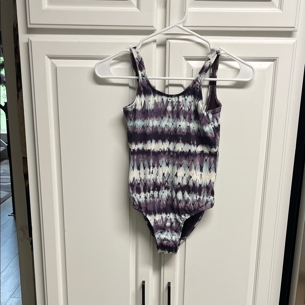 Hobie Purple and White Kids One Piece Swimsuit